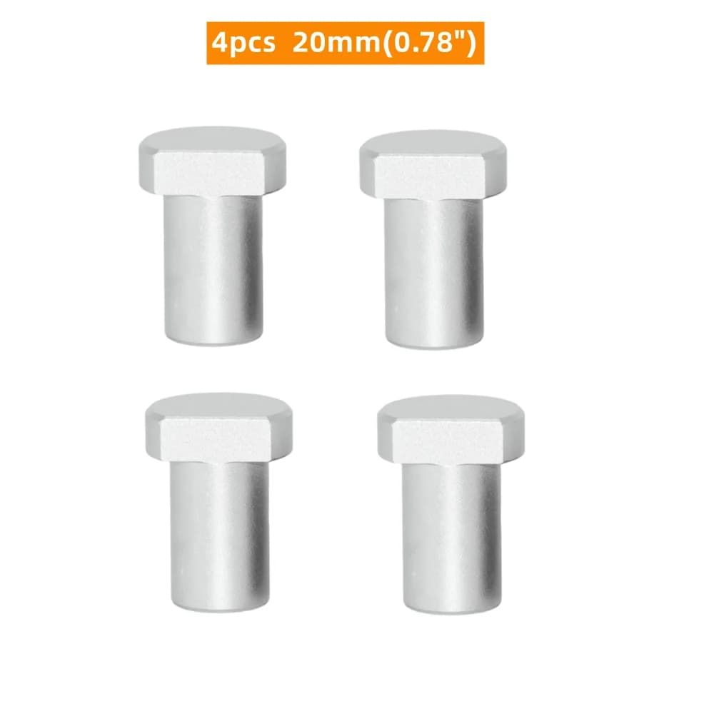 4-osainen alumiininen pöytäkiinnikeporat (Brake Dogs), 19/20mm