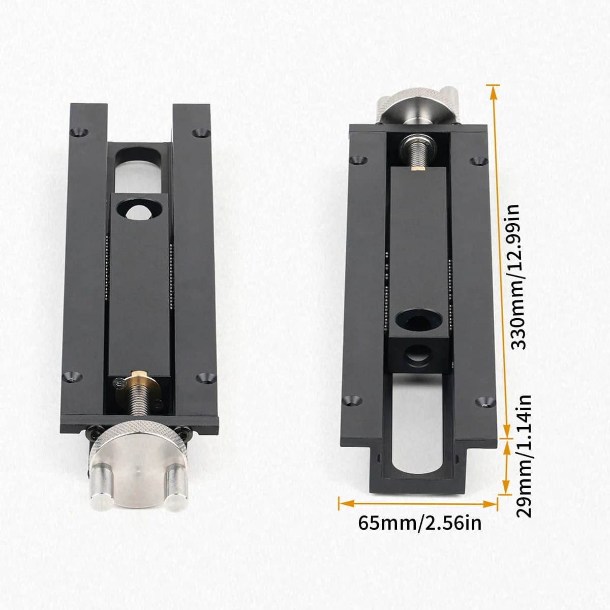 Inertia-ruuvipuristin työpöytään, 0–110 mm väli