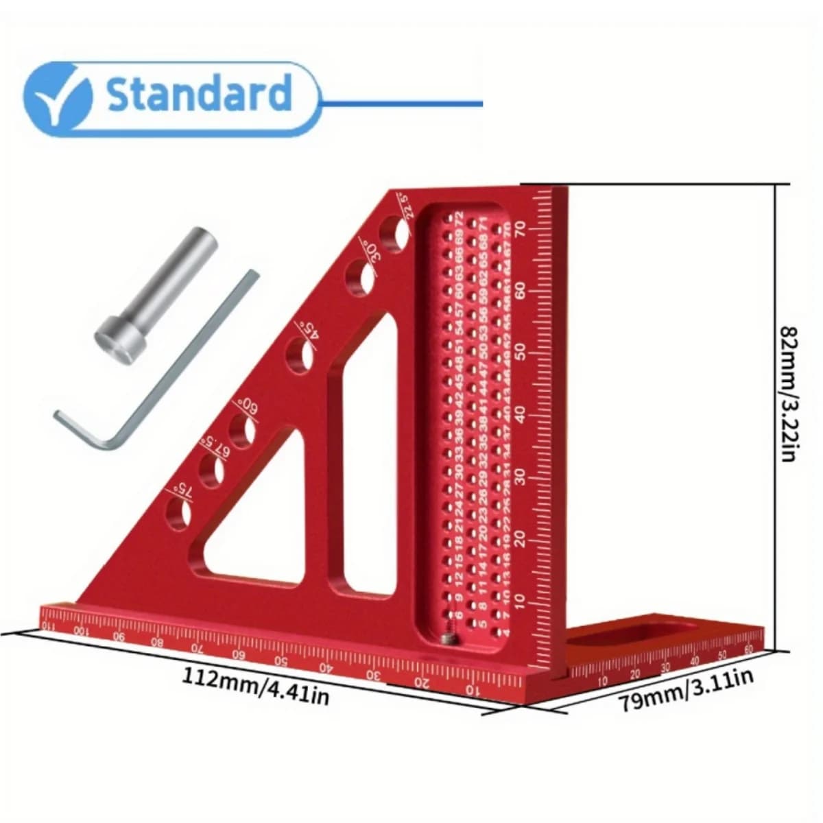Laajennettu 3D monikulmainen kulmaviivain