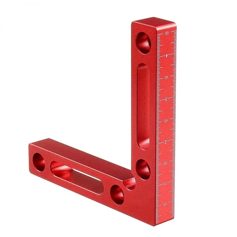 2-pack alumiininen 90 asteen asemointikulmapuristin