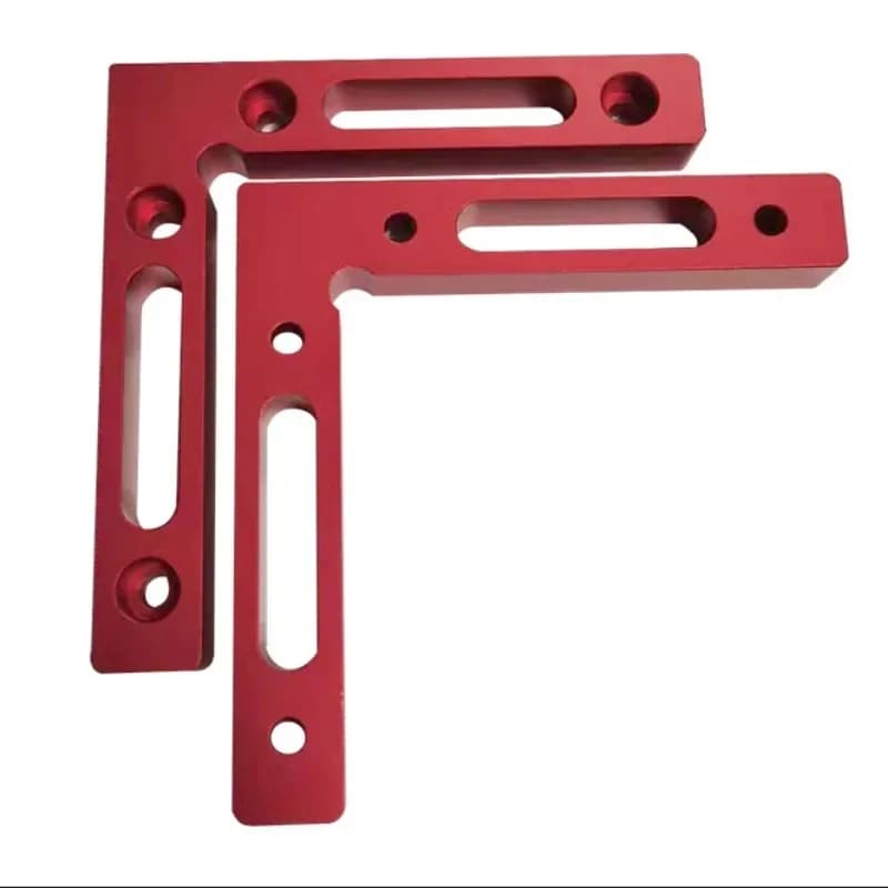2-pack alumiininen 90 asteen asemointikulmapuristin
